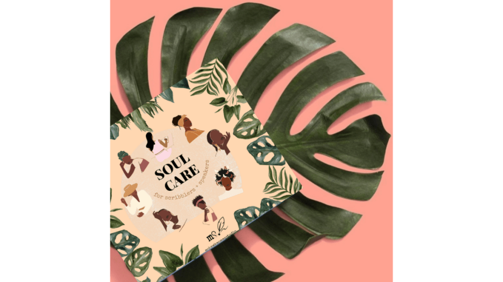 soul care sistahood box on Monstera leaf